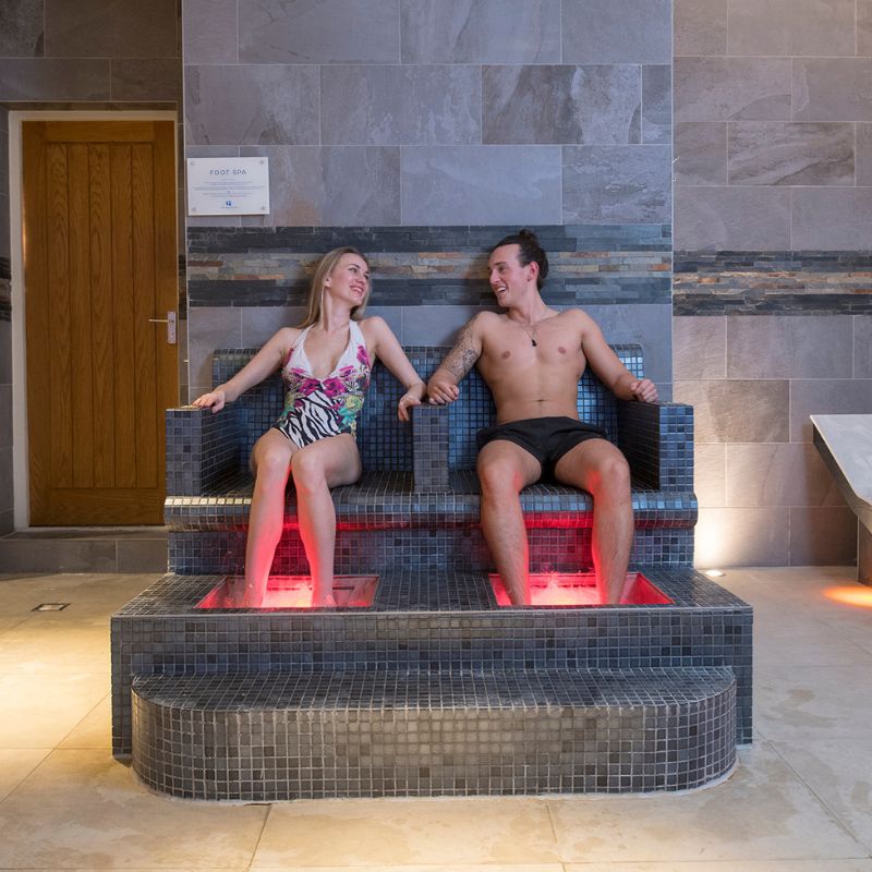 Foot spas at Beechdown's Sanctuary Spa