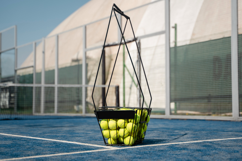 Tennis Court Hampshire A top quality tennis court in Hampshire.